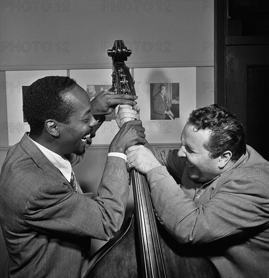 Portrait of Chubby Jackson and John Simmons, ca. July 1947