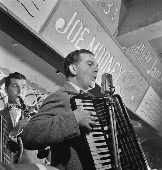 Portrait of Joe Mooney and Andy Fitzgerald, Possibly Dixon's Steak House, New York, N.Y., ca. Oct. 1946