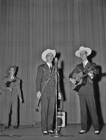 Portrait of Ernest Tubb concert, Carnegie Hall, New York, N.Y., Sept. 18-19, 1947