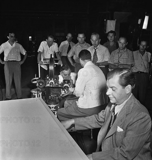 Portrait of Claude Thornhill, Columbia Pictures studio, the making of Beautiful Doll, New York, N.Y., ca. Sept. 1947