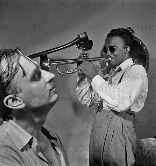 Portrait of Howard McGhee and Brick Fleagle, ca. Sept. 1947