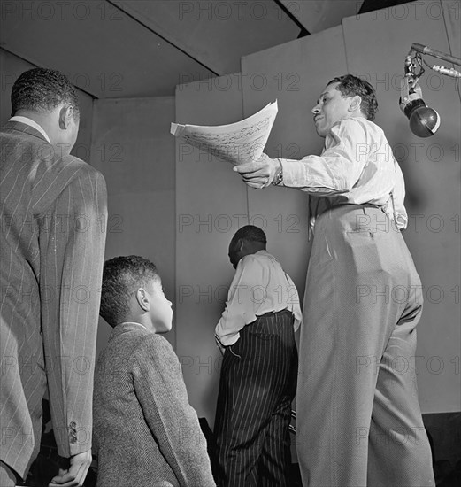 Portrait of Cab Calloway, Columbia studio, New York, N.Y., ca. Mar. 1947