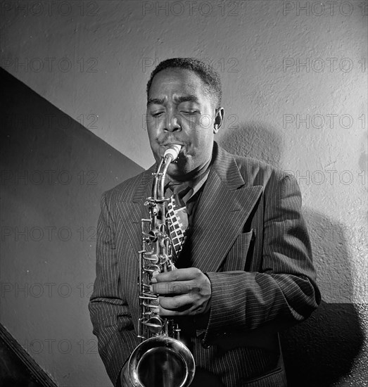 Portrait of Charlie Parker, Carnegie Hall, New York, N.Y., ca. 1947