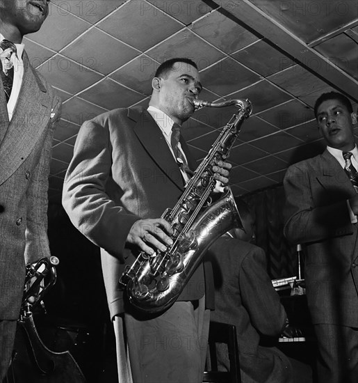 Portrait of Arnett Cobb, Downbeat, New York, N.Y., between 1946 and 1948