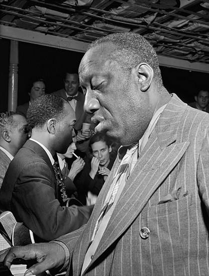 Portrait of James P. (James Price) Johnson, Riverboat on the Hudson, N.Y., ca. July 1947