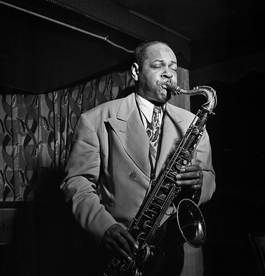 Portrait of Coleman Hawkins, Spotlite (Club), New York, N.Y., ca. Sept. 1946