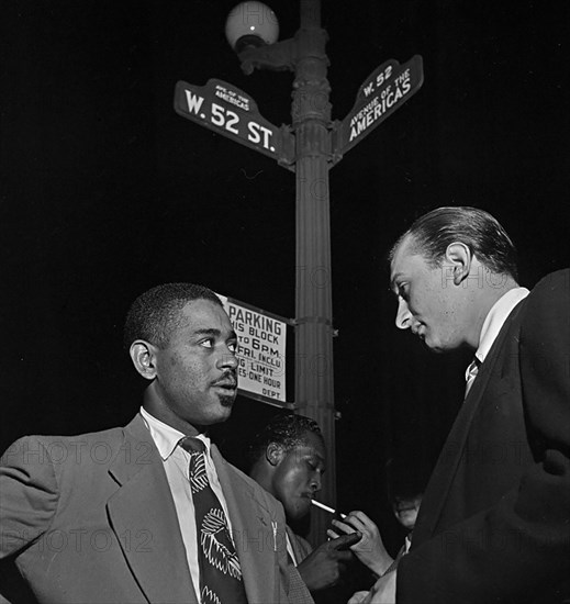 Portrait of Dizzy Gillespie, 52nd Street, New York, N.Y., between 1946 and 1948