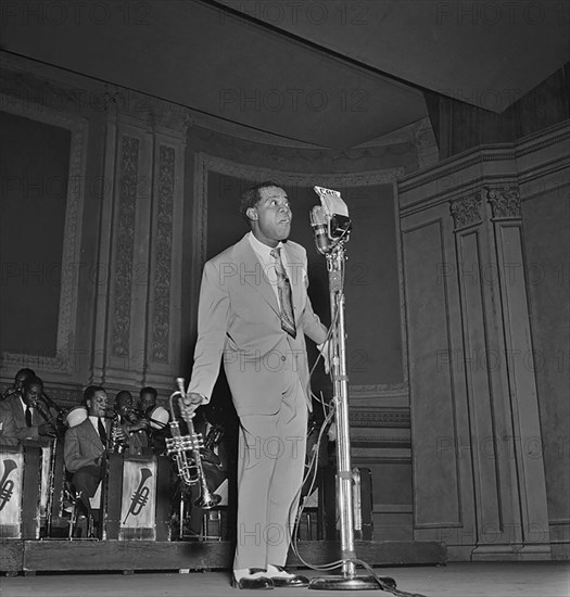 Portrait of Louis Armstrong, Carnegie Hall, New York, N.Y., ca. Feb. 1947