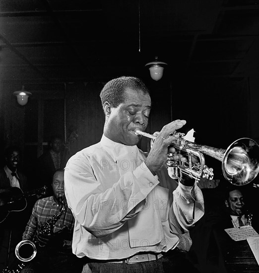 Portrait of Louis Armstrong, ca. Apr. 1947