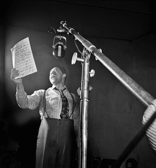 Portrait of Cab Calloway, Columbia studio, New York, N.Y., ca. Mar. 1947