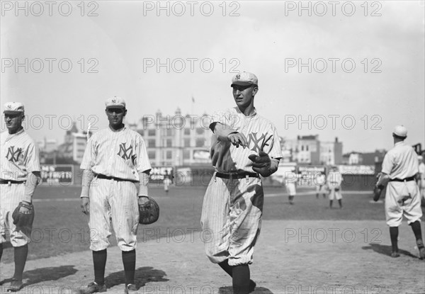 Bill Stumpf, New York Highlanders, AL, at Hilltop Park, NY ca. 1912