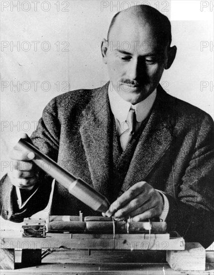 Dr. Robert Hutchings Goddard (1882-1945). Dr. Goddard has been recognized as the father of American rocketry and as one of the pioneers in the theoretical exploration of space.