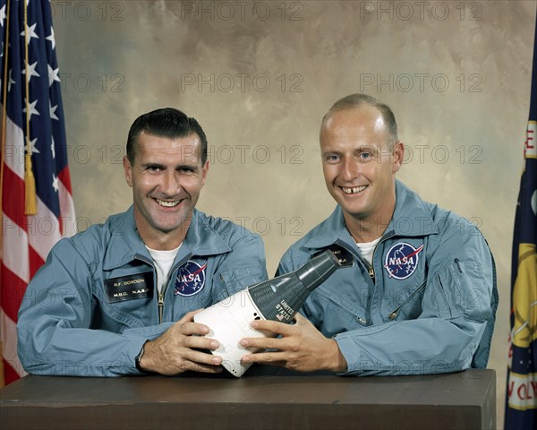Gemini 8 Back Up Crew - Robert F. Gordon and Pete Conrad