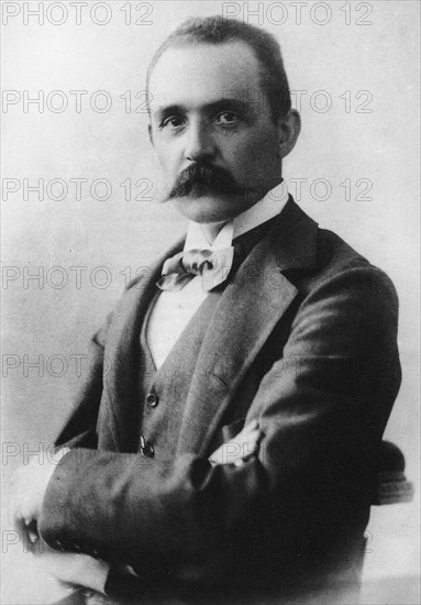 Portrait of Italian architecht Raimondo D'Aronco (1857-1932)