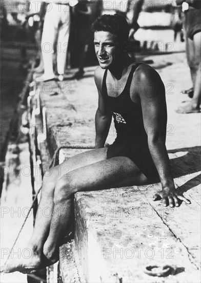 Emilio Biotti Olympic swimmer italian Champion (1924 and 1928 Olympian)