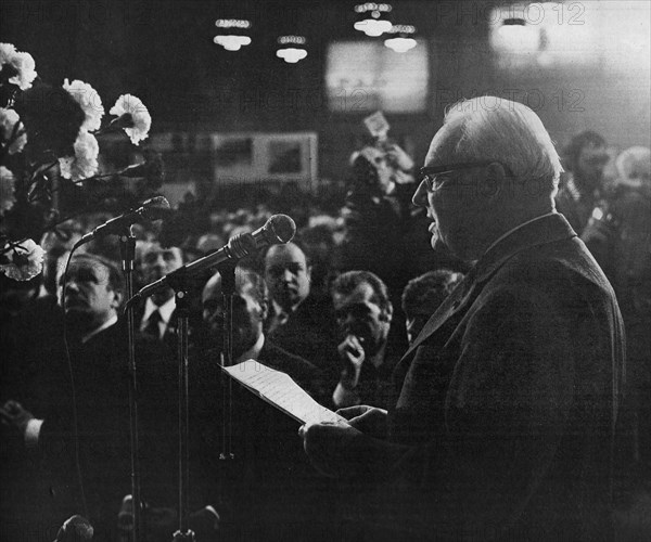 Polish Communist Leader Henryk Jablonski ca. 1974