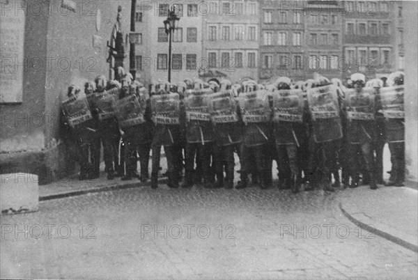 Police action in Poland during the martial law of 1981-1983