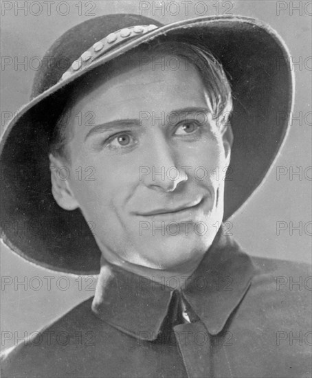 Stanislaw Gasienica-Sieczka from the movie "Zamarle echo"  1934