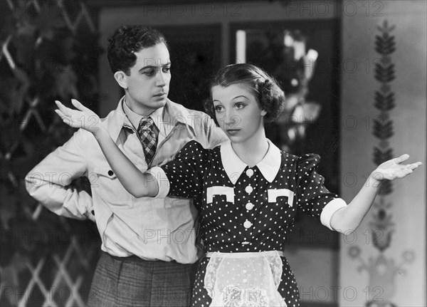 Lidia Wysocka and Jerzy Roland in the show "Nowa Dalila" at the Little Theater in Warsaw ca. 1938