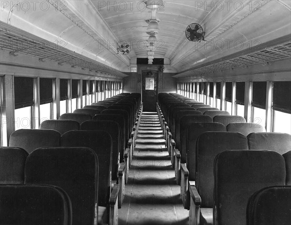 Photograph of Original Train Car Interior of Freedom Train