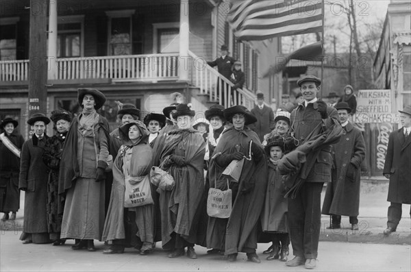 Suffrage hike to Albany, 1/1/14