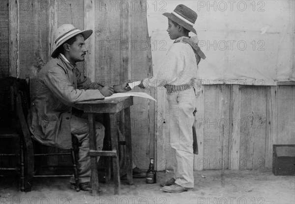 Mexican soldier -- 16 yrs. old ca. 1910-1915