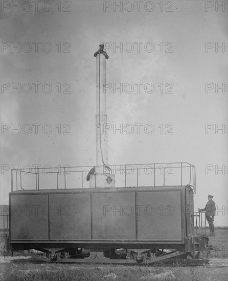 Schneider Coast Defense Train (observation car) ca. May 1914