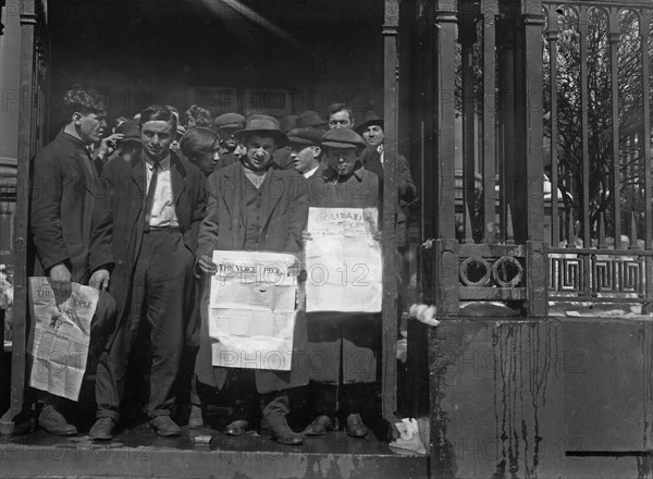 Unemployed in St. Mark's N.Y. ca. 1910-1915
