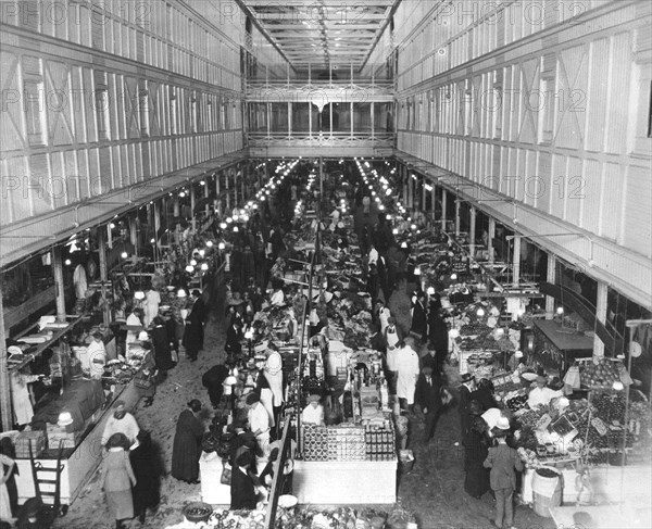 1920s - Photograph of the Interior of Center Market