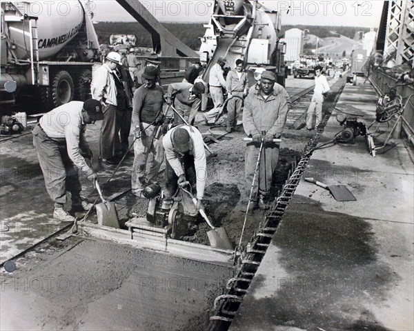 Laying Concrete, Sagamore Bridge 11/6/1961