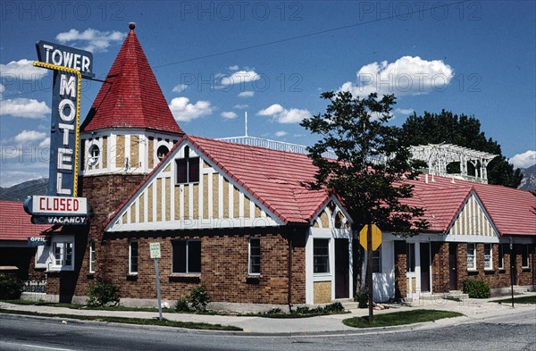 1980s United States -  Tower Motel; 1909 S. State Street; Salt Lake City Utah ca. 1981