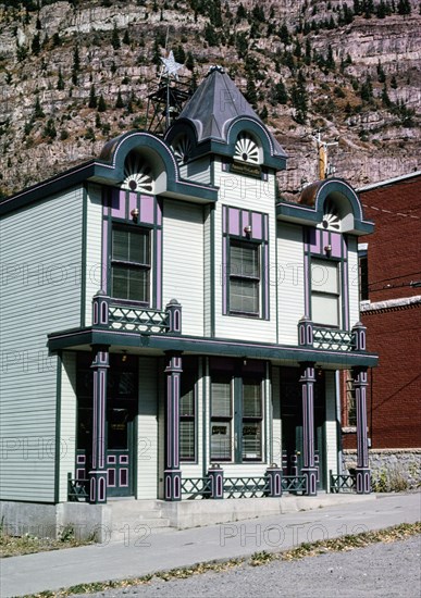 1990s United States -  Anna's Castle (law office) 6th Avenue Ouray Colorado ca. 1991