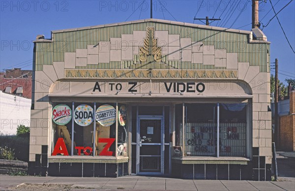 1980s United States -  A to Z Video Cherokee Street Saint Louis Missouri ca. 1988