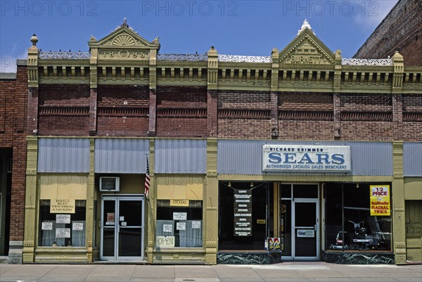 1980s United States - Storefronts, Seneca Kansas ca. 1982