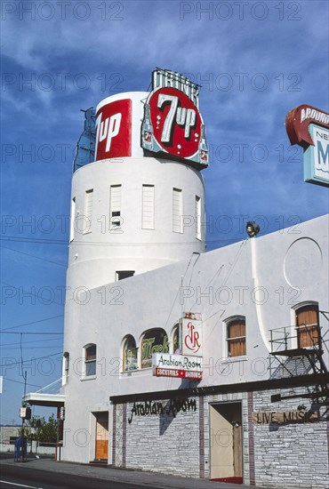 1970s United States -  7-Up Building NW 37th & Sandy Boulevard Portland Oregon ca. 1976