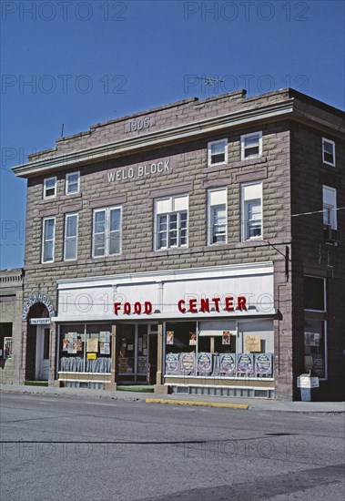 1980s United States -  Weld Block, Velva North Dakota ca. 1987