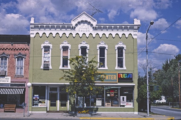 1980s United States -  Mills Block, Tecumseh Michigan ca. 1988