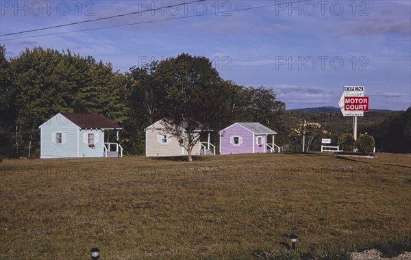 1990s United States -  Sunset Motor Court; Route 1; Trenton Maine ca. 1995