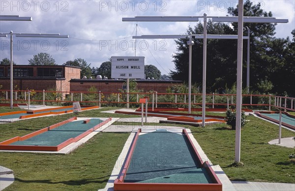 1980s United States -  Putt-Putt Mini-Golf Route 29 -  Spartanburg -  South Carolina ca. 1979