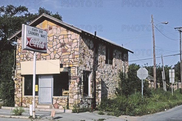1980s United States -  South Side Laundry Mat Pauls Valley Oklahoma ca. 1982