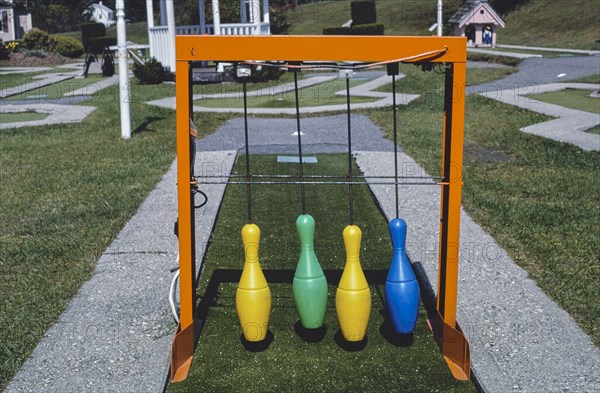 1980s United States -  Bowling -  Baker's mini golf -  Route 7 -  Lanesborough -  Massachusetts ca. 1984