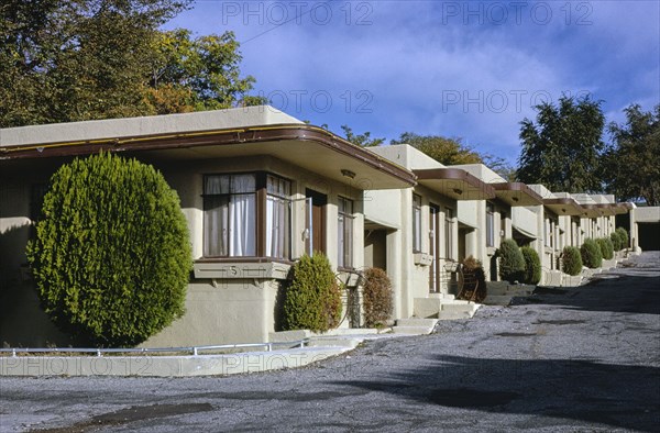 1970s United States -  Shangri-La Motel, Dodge City, Kansas 1979