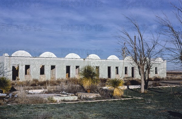 1970s United States -  Hightower Motel, Lordsburg, New Mexico 1979