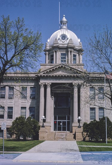 1990s United States -  Richland County Courthouse, 2nd Avenue, Wahpeton, North Dakota 1992