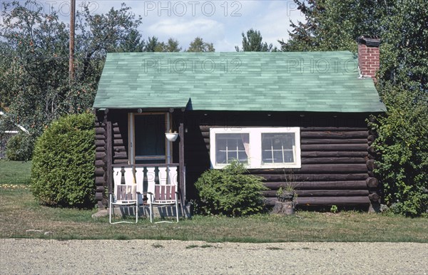 1980s United States -  Piper Trail Motor Court, Albany, New Hampshire 1984