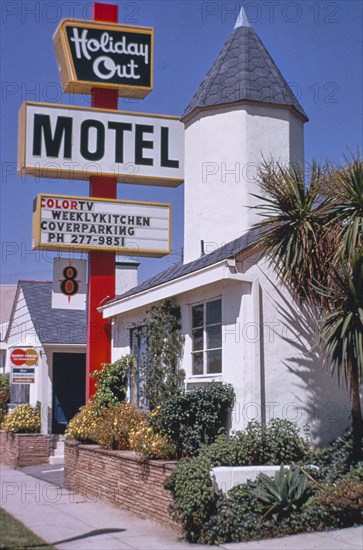 1970s United States - Holiday Out Motel, Los Angeles, California 1978