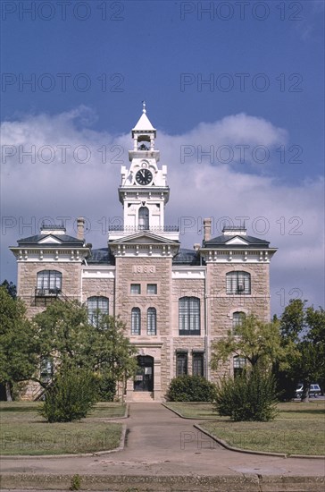 1990s United States -  Shackelford County Courthouse, Albany, Texas 1993