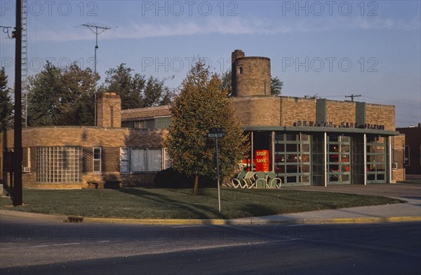 1970s United States -  Fire Department, Columbus, Indiana 1977