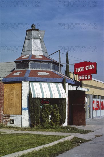 1970s America -  Hot Cha Beer, Long Beach, California 1977