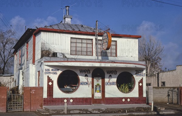 1970s America -   Red Ball Cafe, Albuquerque, New Mexico 1979